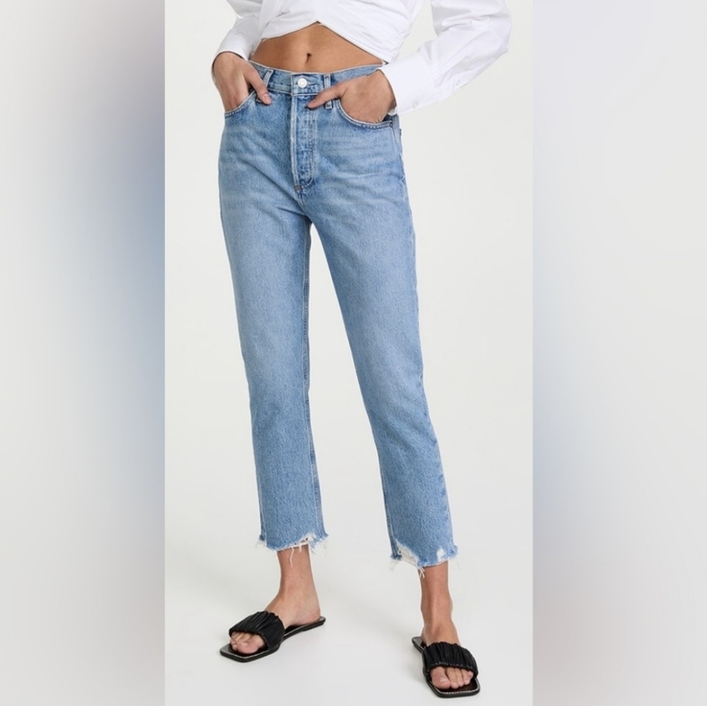 Agolde Light Blue Ankle Jeans